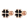 Clavos de Hueso de Oreja de Rosca de Plata S925, Joyería de Oreja Mini Compacta Geométrica de Corazón, Clavos de Oreja Que No Necesitan Quitarse al Dormir, Clavos de Hueso de Oreja