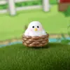 Paisagem em Miniatura Frango Criativo Pequeno Ornamento de Resina Acessórios DIY para Paisagem em Miniatura Vaso para Suculentas Decoração de Mesa