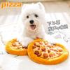Cachorro Mordendo Brinquedo de Pizza Artificial Dentição Shiba Inu Golden Retriever Corgi Cão Médio e Grande Brinquedo Vocal Suprimentos para Animais de Estimação