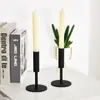 Suporte de Velas para Mesa de Jantar de Ferro Forjado Estilo Americano Fábrica Decoração de Casa Amazon Velas Românticas Suporte de Velas Transfronteiriço Atacado