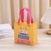 Bolsas de Regalo Felíz Cumpleaños para Jardín de Infancia Bolsas de Tela No Tejida Bolsas de Regalo para Fiestas Ventas Directas de Fábrica