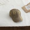 Sombrero infantil estilo coreano moda primavera y otoño gorra de béisbol deslavada rota a prueba de sol para bebé niño y niña para exteriores a prueba de sol con visera