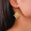 Material de Accesorios de Joyería DIY Corte Acero Inoxidable Nudo Celta Cruz Collar Aretes Colgante Suministro Transfronterizo
