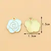 Accesorios de Joyería Pequeños Estilo Chanel Transfronterizos, Joyería Hecha a Mano DIY de Rosa y Camelia, Accesorios de Joyería DIY Esmaltados de Alta Calidad