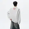 Sudadera con Capucha y Estampado de Dibujos Animados de Marca de Moda Cuello Redondo para Hombre Invierno Retro Versátil Deporte Capa Base High Street Holgada Ropa Interior para Pareja