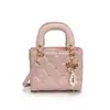 Bolsa Vermelha de Luxo para Mulheres 2025 Novo Estilo de Moda Bordada Acolchoada Bolsa Transversal Bolsa de Mão para Casamento Noiva