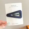 Presilha de Cabelo de Alto Padrão Coreana para Mulheres Presilha de Lã Estilo Retrô Outono Inverno Presilha para Franja Presilha Fofa de Coração Acessórios de Cabelo Adorno de Cabeça