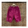 Vintage Retro Algodón Puro para Mujer Verano Nuevo Cintura Elástica Sueltos Casual Versátiles Shorts Jogger