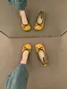 Zapatos Planos de Boca Baja para Ropa Exterior de Mujer 2024 Nuevo Estilo Coreano Versátiles Casuales sin Cordones Ropa de Trabajo Zapatos Planos de Noche