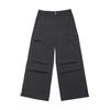 HeyHenry Calças estilo americano High Street Hot Girl Claw femininas verão novas calças soltas emagrecedoras plissadas casuais retas