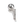 Brincos de flor em zircônia em formato de coração, personalizados e exclusivos para mulheres, brincos de aço inoxidável para piercing na orelha.