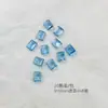 Taladro de uñas K9 a través del fondo generoso joyería de uñas de azúcar diamante diamante destello rectangular hielo a través de cristal azúcar taladro decoración de uñas