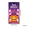 Cortina de puerta de bruja transfronteriza tela de fondo decoración pancarta Halloween atmósfera de terror bandera colgante calavera Cubierta de puerta de Halloween