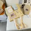 Nueva Mochila Escolar Estilo 2026 para Mujer, Estilo Ins Dopamina Color Sólido Simple Gran Capacidad Juego de Mochila de Dos Piezas para Estudiantes de Primaria y Secundaria