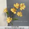 Cenário de Arranjo de Flores Artificiais Amarelas Rosas Falsas Arranjo de Flores Estilo Floresta de Casamento Flores Adereços Decorativos