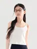 Camisola Elástica Fina para Niñas 2026 Nuevo Estilo Verano Versátil Infantil Casual Ajustada Color Sólido Prenda Interior