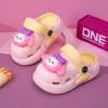Pantuflas Infantiles de Hongo Lindas Dibujos Animados para Niños Zuecos Antideslizantes para Exteriores Sandalias de Playa de EVA para Bebé Verano