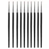 Ventas Directas de Fábrica Herramientas de Belleza Pincel Delineador para Dibujo Fino de Párpados de Gusano de Seda hasta el Canal Lacrimal Pincel de Detalle para Ojos para Maquillaje