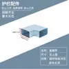 Conector para Barandal Recto Pasante Tubo Cuadrado Sin Soldadura Accesorios Fijos Universales Unión de Tubo de Hierro Galvanizado Bidireccional Tricúspide