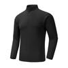 Transfronteiriça 2025 Nova Roupa ao Ar Livre Primavera e Verão Masculina Gola Vertical Meio Zíper Secagem Rápida Leve Casual Esportiva Moletom Masculino Início do Outono