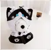 [Solo Ropa] Ropa para Cachorros West Highland Accesorios Lindos Suéter Sombrero Set de Abrigo