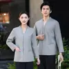 Ropa de Trabajo para Personal de Limpieza de Propiedades Qingyang Manga Larga Otoño e Invierno Centro Comercial Hotel Mesero Habitación de Huéspedes Ama de Llaves