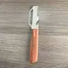 Cortador y Pelador Multifuncional de Cebolla, Pelador Afilado de Acero Inoxidable con Mango de Madera Maciza, Herramienta de Rallado para Cocina, Cuchillo Pelador Práctico