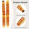 Extensiones de cabello de una sola pieza sin costuras con estampado de leopardo transfronterizas, mechones de cabello de colores, reflejos, tinte para colgar en la oreja, mechones de cabello de colores invisibles sin costuras al por mayor
