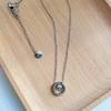 Collar pequeño de cintura para mujer, cadena de clavícula de acero de titanio, ligero, de lujo, diseño de nicho, accesorios nuevos 2021.