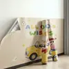 Papel pintado autoadhesivo lindo de dibujos animados, pegatinas de pared impermeables, papel pintado para el hogar, pegatinas decorativas para pared de fondo de habitación infantil, dormitorio