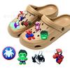 Marvel Accesorios para Zapatos Croc DIY Charms para Zapatos Hebillas para Zapatos Goma Suave Desmontable Decoración para Zapatos de Jardín Accesorios Venta Directa de Fábrica