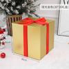 Navidad Venta al por Mayor Decoraciones de Año Nuevo Cajas de Regalo Rojas Adornos Exhibición Arreglo Escena de Ventana de Centro Comercial