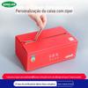 Caixa de Presente para Entrega Expressa de Suzhou Feita Sob Medida com Pasta de Gel de Flores e Embalagem de Ninho de Pássaro Cozido Fresco, Caixa de Papelão Extra Resistente Fácil de Rasgar com Zíper