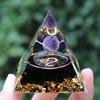Nuevo Cristal Natural Transfronterizo Piedra Triturada Resina Pirámide Adorno para el Hogar Artesanía Adorno para el Hogar Chakra