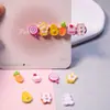 Joias de Arte de Unha Desenho Animado Estilo Japonês Frutas Sorvete Diamante de Resina Material para Presilha de Cabelo DIY Acessórios de Unha Vestíveis
