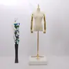 Maniquí de Tienda de Ropa Exhibición de Ventana Maniquí Femenino de Medio Cuerpo Accesorios Maniquí de Enseñanza Modelo de Exhibición para Ropa Femenina Busto Pequeño