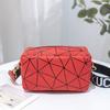 Bolsos de mujer con estampado geométrico de radiación colorida, nueva tendencia de moda 2023, correa de hombro con letras, bolso para cámara