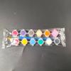 Pintura acrílica 3 ml 12 colores traje siamés pintura para colorear muñeca de yeso arte infantil pintura lote de fabricante