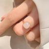 Libro Rojo Recomendado Explosiones Hetian Jade Anillo de Azúcar Temperamento Retro para Mujer Color Jade Blanco Anillo de Dedo Anillo de Nudillo