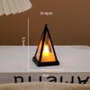 Lámpara de Ambiente Mini Creativa para Niños Lámpara Electrónica de Vela Retro Navideña Candelabro Decorativo de Escritorio Lámpara de Aceite Pequeña