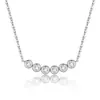 2026 Nuevo Modelo Colgante de Moissanita para Mujer Collar de Plata S925 Accesorios Regalo de Cumpleaños para Novia con Certificado Gra