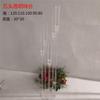 Nuevos accesorios de boda, candelabro de cristal acrílico de cinco cabezas, candelabro de camino, decoración de ventana, candelabro de camino alto de cinco cabezas para boda
