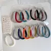 Outono e Inverno Pelúcia Xadrez Multicor Alça de Pulso Nova Capa de Celular Cordão Bolsa Curta de Celebridade da Internet Corrente para Pendurar Câmera