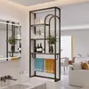 Tela Meia-Parede de Banheiro Estilo Cream de Luxo Leve com Divisória de Vidro Ondulado para Áreas Úmidas e Secas, Prateleira para Lavatório