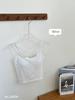Oreja Pura Sexy Picante Correa de Tirantes Chaleco Cinturón Almohadilla para el Pecho Taza Fija Cómoda Espalda Hermosa Ropa Interior Ropa Exterior Ropa de Verano