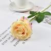 Fábrica de atacado simulação de ponto rosas realistas rosas multicoloridas layout de casamento fotografia decoração de casa