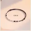 Pulsera de Plata S925 para Mujer, Tobillera Tejida con Cuerda Roja y Nudo de Bambú, Ajustable, Regalo