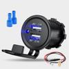 Cargador de teléfono móvil para coche de modificación de motocicleta transfronteriza impermeable uno arrastre dos coche barco modificación de motocicleta venta al por mayor