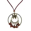 Collar Bohemio Color Café Retro con Borlas para Mujer Estilo Étnico Exótico Colgante de Mariposa Cadena para Suéter Accesorios Antiguos