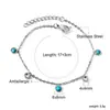 Pulseras Populares Europeas y Americanas, Lindos y Dulces Colgantes de Mariposa y Libélula con Pulseras de Diamante Blanco, Venta Directa de Fabricantes de Joyería de Acero Inoxidable